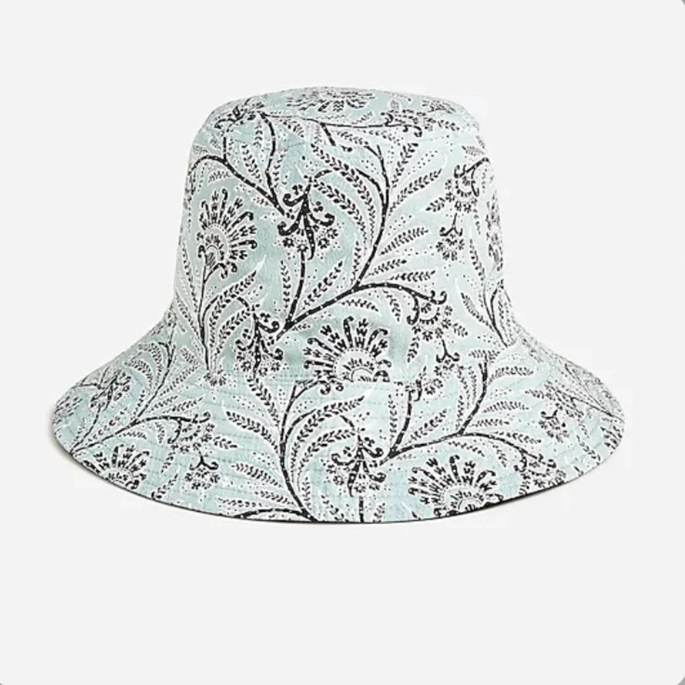 J. Crew‎ NWT Reversible Bucket Hat in Ratti® Golden Paisley